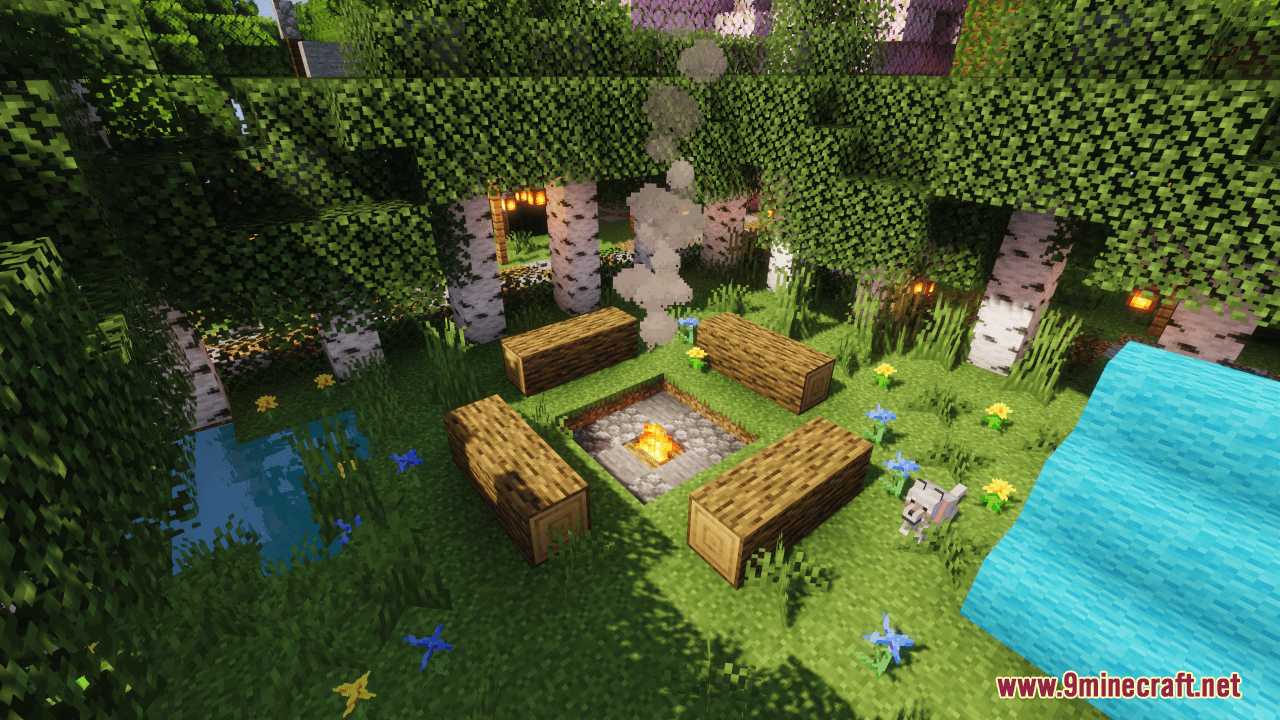 Four Minigames Map (1.21.1, 1.20.1) - FTB, PVP, Bedwars and Spleef! 4