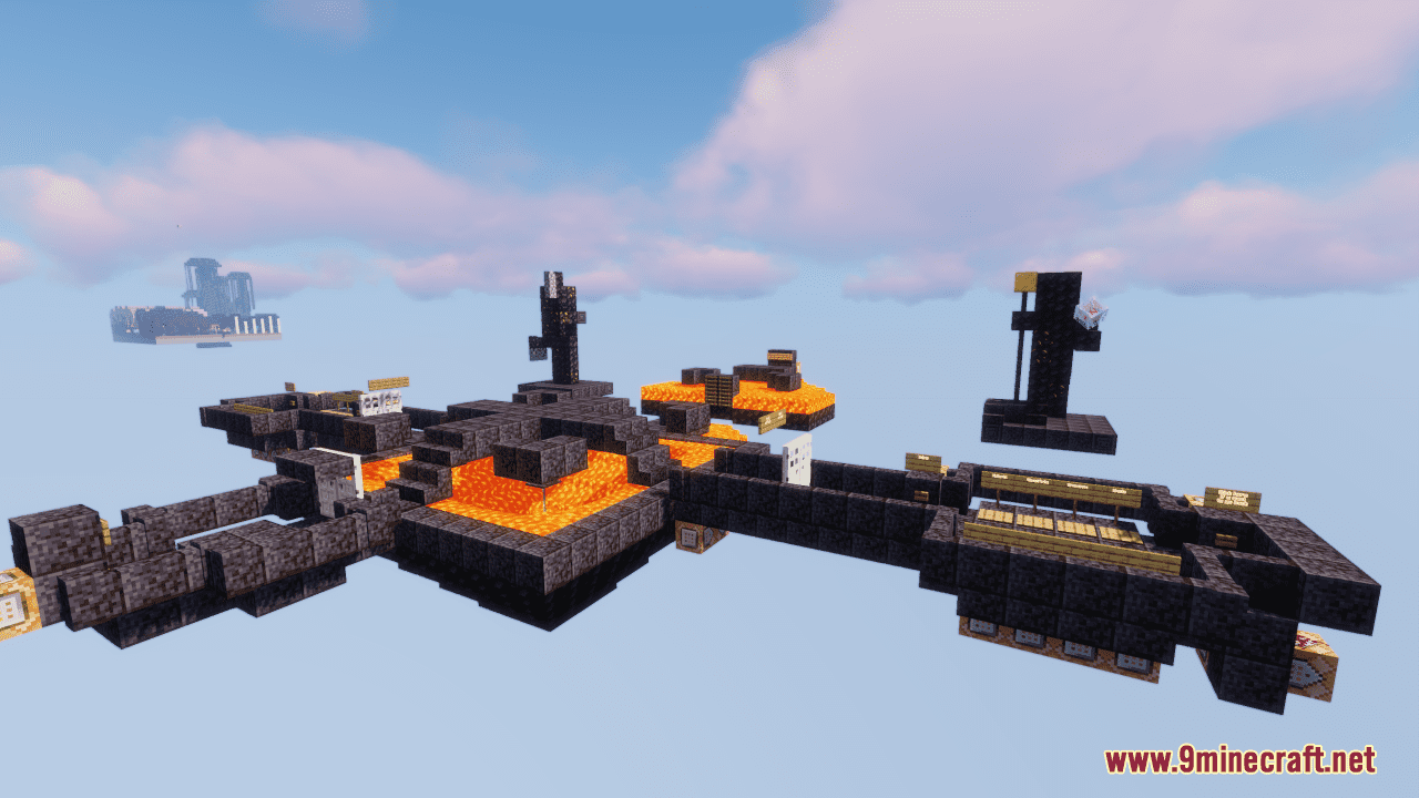 Four Minigames Map (1.21.1, 1.20.1) - FTB, PVP, Bedwars and Spleef! 6