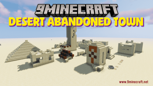 Desert Abandoned Town Map (1.21.1, 1.20.1) – Flat Land City Thumbnail