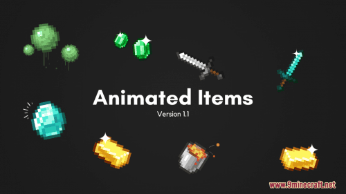 Animated Items Resource Pack (1.20.6, 1.20.1) – Texture Pack Thumbnail
