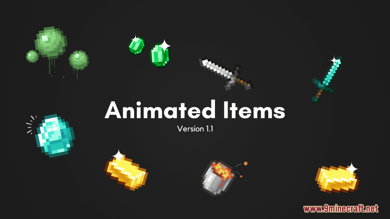 Animated Items Resource Pack (1.20.6, 1.20.1) - Texture Pack 1