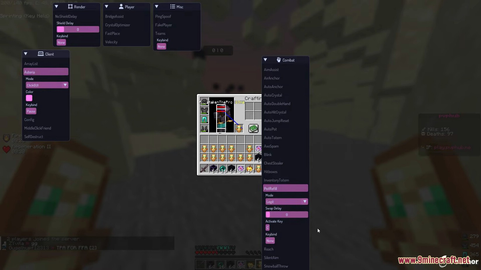 Asteria Client (1.20.1, 1.19.4) - Amazing PvP Ghost Client 5