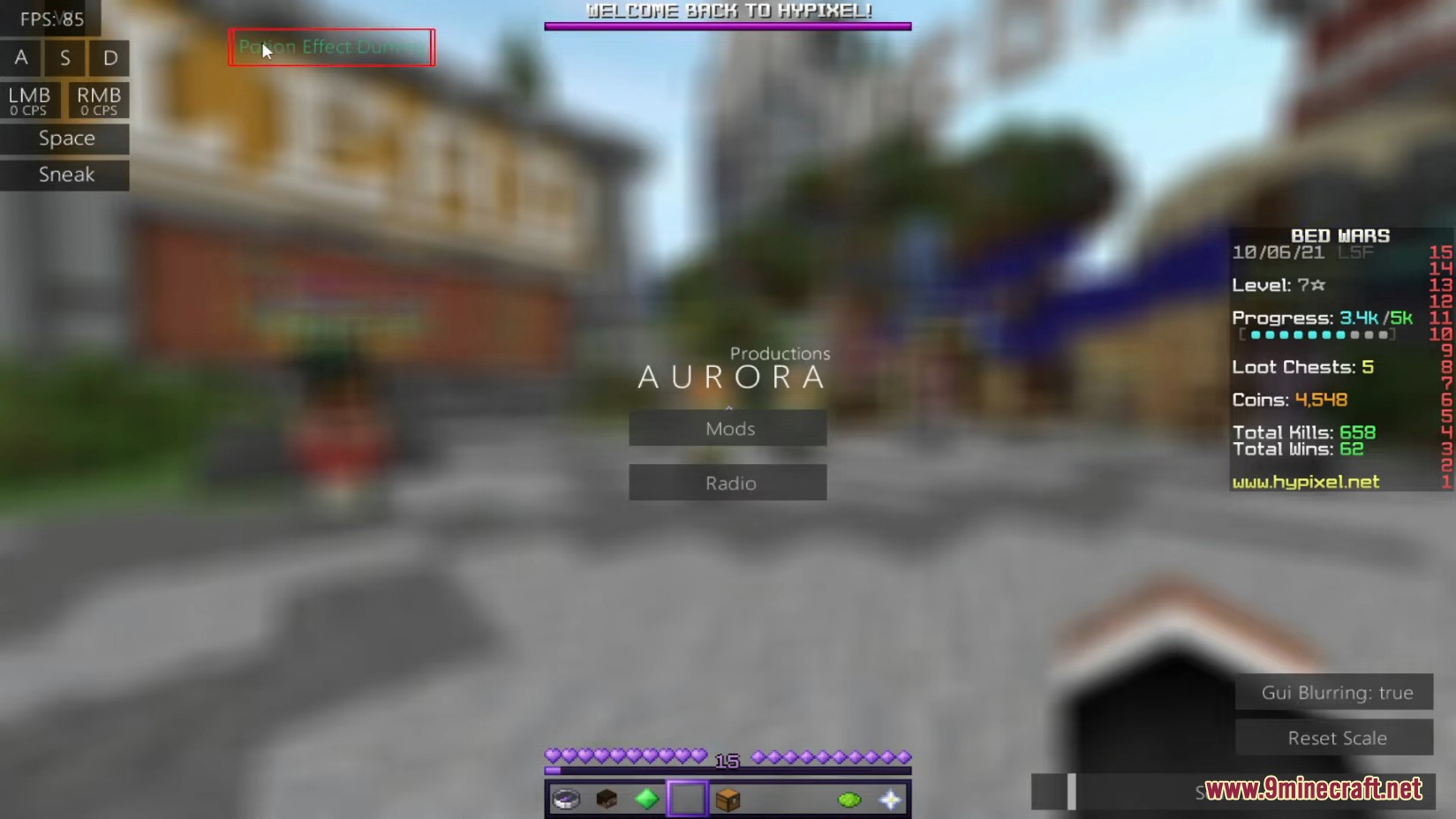 Aurora PvP Client (1.8.9) - FPS Friendly 2