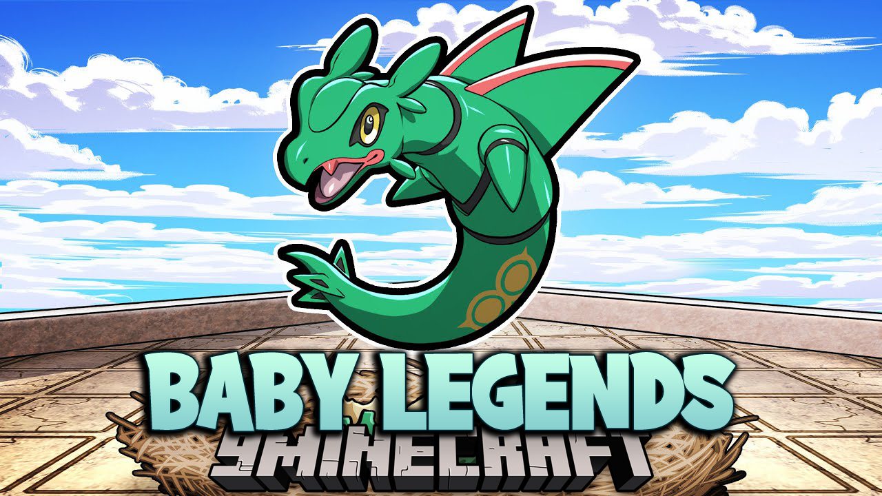 Baby Legends for Cobblemon Data Pack (1.19.2) - Raygul, Rayquaza Baby 1