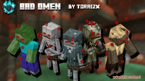 Bad Omen Resource Pack (1.20.6, 1.20.1) – Texture Pack Thumbnail