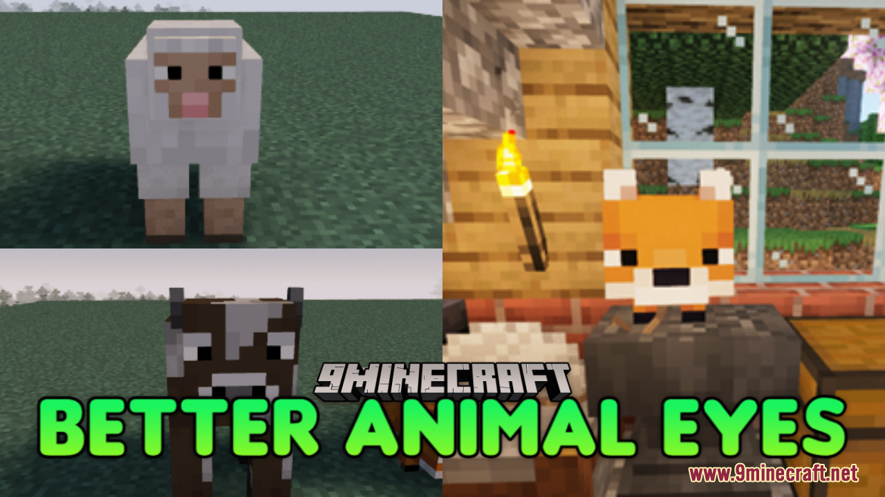 Better Animal Eyes Resource Pack (1.20.6, 1.20.1) - Texture Pack 1