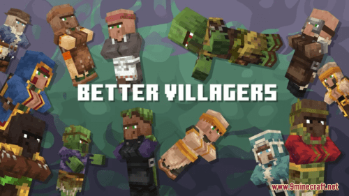 Better Villagers Resource Pack (1.20.6, 1.20.1) – Texture Pack Thumbnail