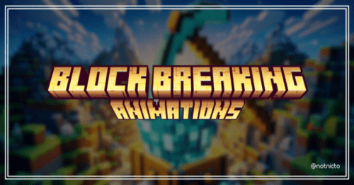 Block Breaking Animations Texture Pack (1.20) – MCPE/Bedrock Thumbnail