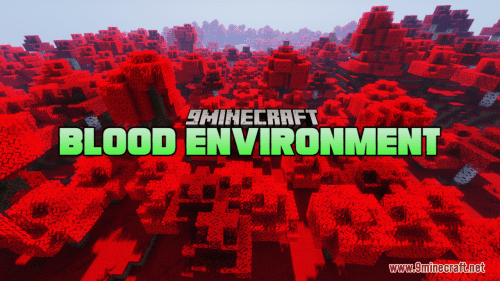 Blood Environment Resource Pack (1.20.6, 1.20.1) – Texture Pack Thumbnail