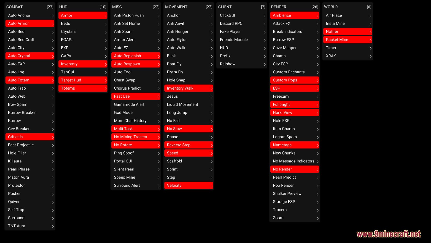 Bloody Client (1.20.1, 1.19.4) - Easy to Use, Powerful for Anarchy Servers 2