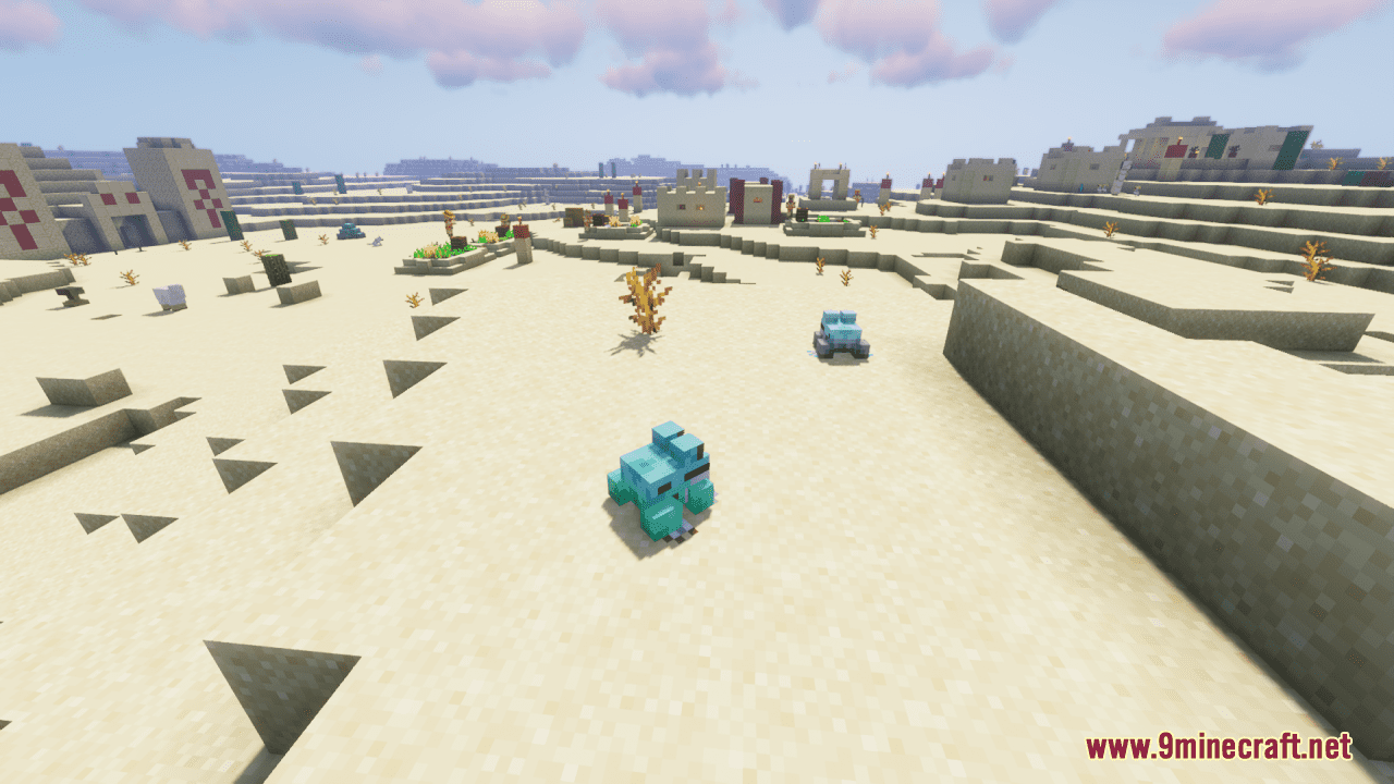 Blue Frogs Resource Pack (1.20.6, 1.20.1) - Texture Pack 5