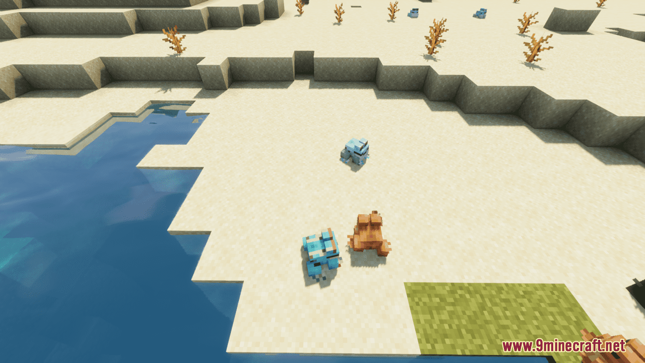 Blue Frogs Resource Pack (1.20.6, 1.20.1) - Texture Pack 7