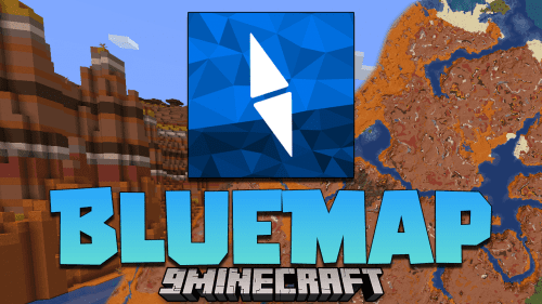 BlueMap Mod (1.21.1, 1.20.1) – Explore Your World In 3D Thumbnail