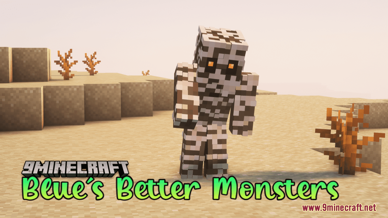 Blue's Better Monsters Resource Pack (1.21, 1.20.1) - Texture Pack 1