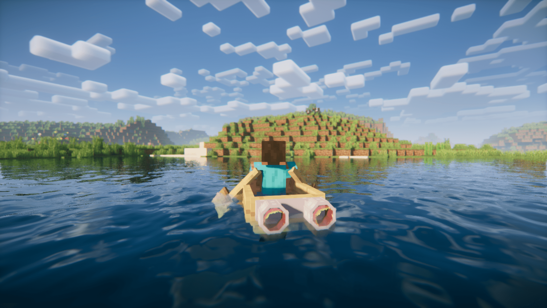 Boat Rocket Mod (1.20.1, 1.19.4) - Boats With Superspeed! 8