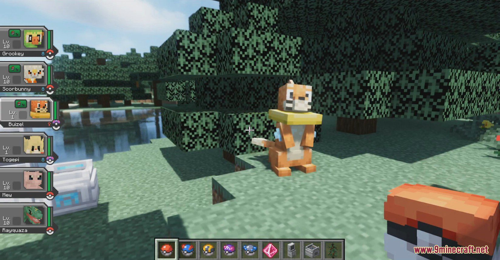 Buizel and Floatzel Data Pack (1.19.2) - Models and Animations 5