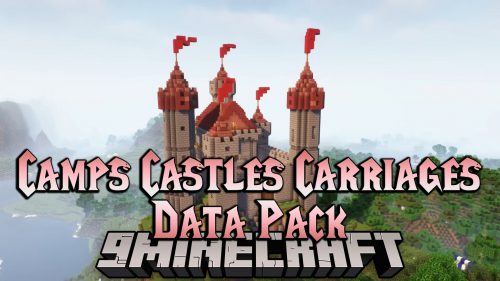 Camps Castles Carriages Data Pack (1.20.6, 1.20.1) – Medieval Fairy Tale Style Structures Thumbnail