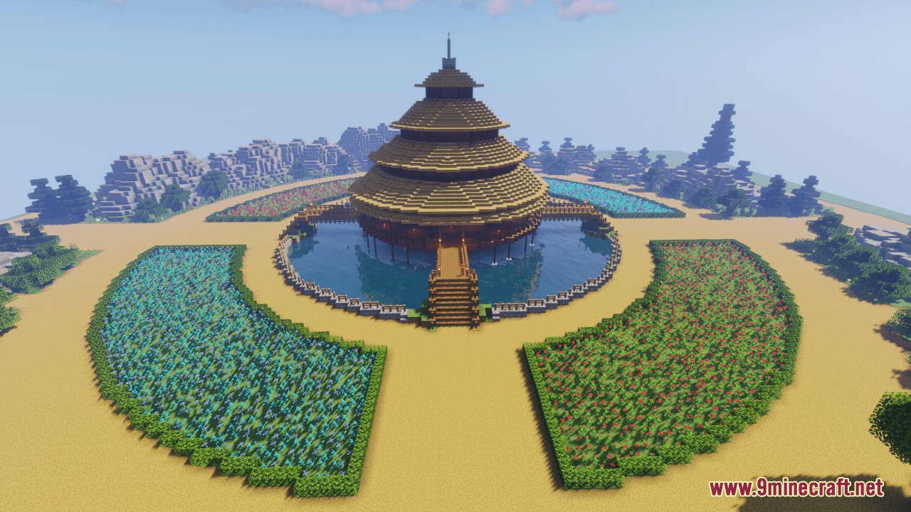 Circle Garden Map (1.21.1, 1.20.1) - A Serene Retreat 7