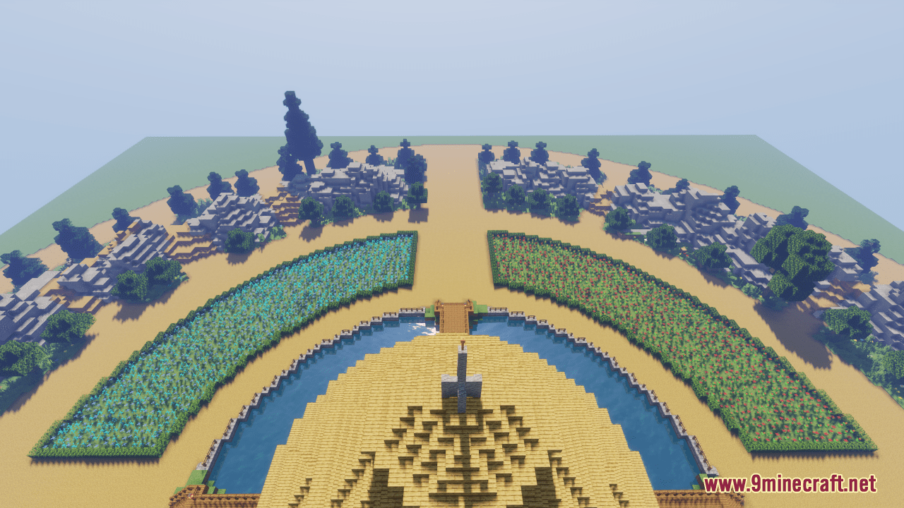 Circle Garden Map (1.21.1, 1.20.1) - A Serene Retreat 9