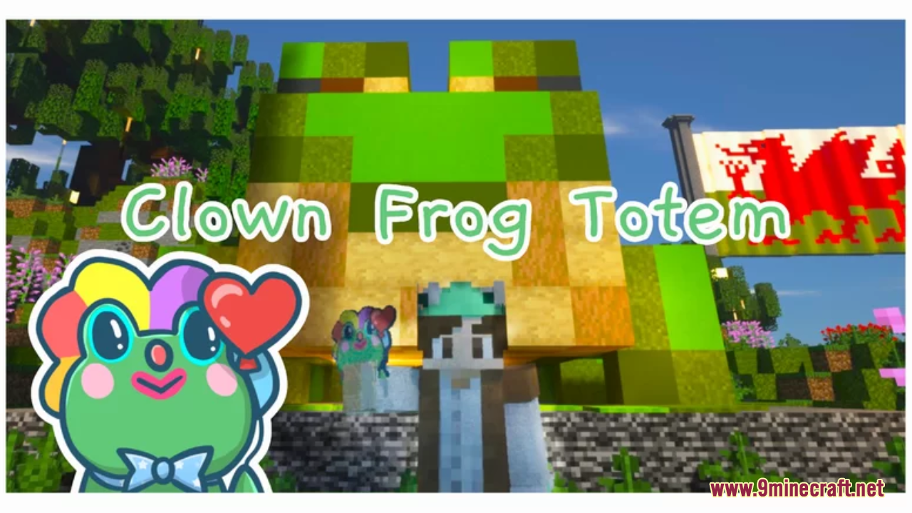 Clown Frog Totem Resource Pack (1.20.6, 1.20.1) - Texture Pack 1