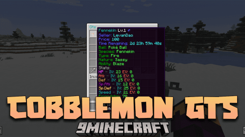 Cobblemon GTS Mod (1.20.1, 1.19.2) – Buy, Sell, And Trade Pokémon And Items Thumbnail