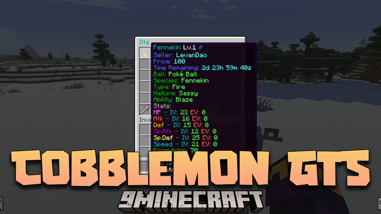 Cobblemon GTS Mod (1.20.1, 1.19.2) - Buy, Sell, And Trade Pokémon And Items 1