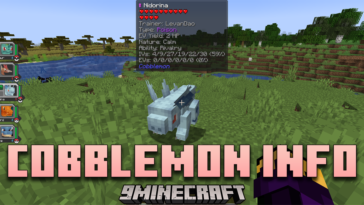 Cobblemon Info Mod (1.19.2) - Access Pokémon Details 1