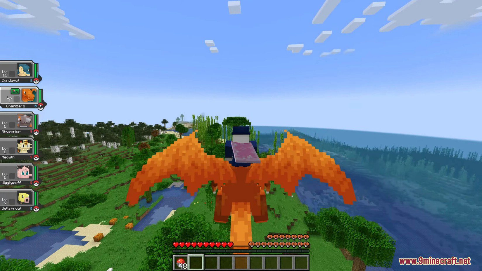 Cobblemounts Mod (1.20.1) - Using Pokemon to Fly, Swim, and Travel 13