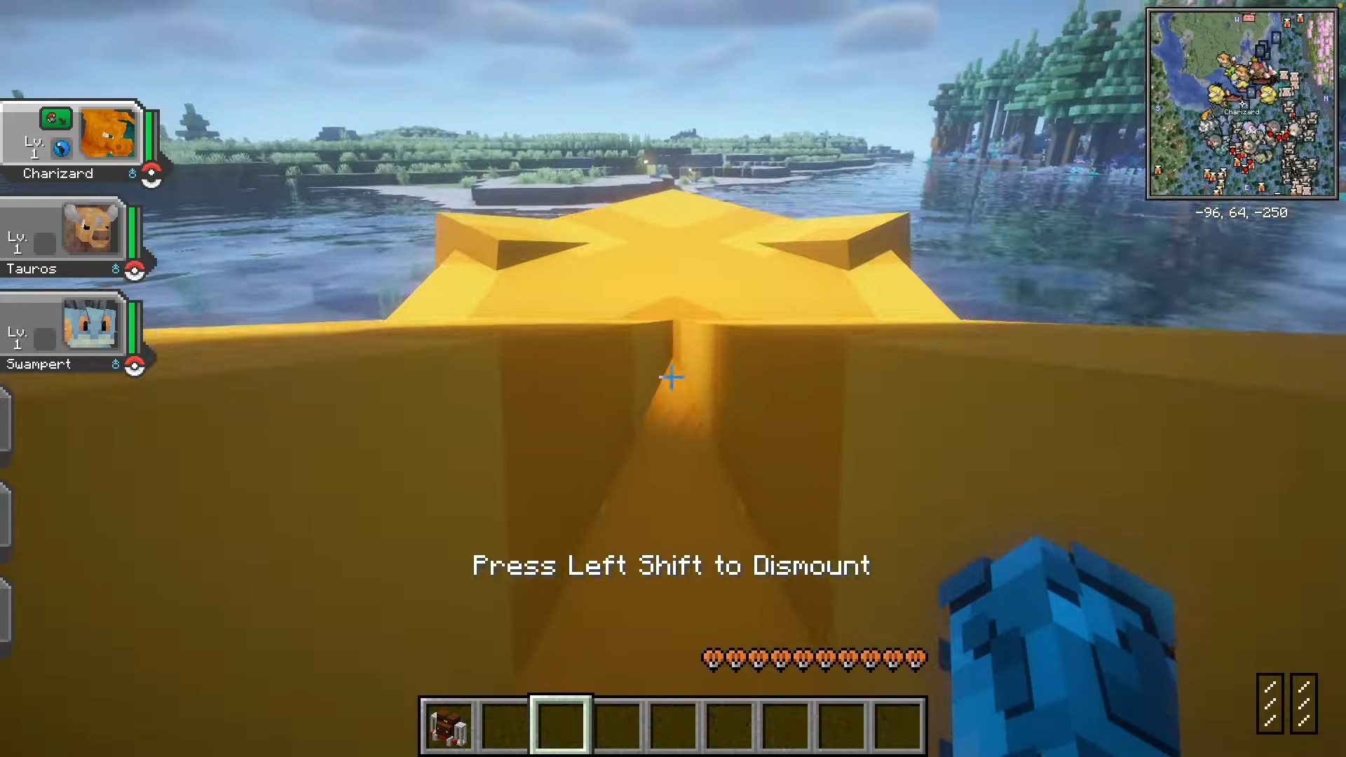 Cobblemounts Mod (1.20.1) - Using Pokemon to Fly, Swim, and Travel 4