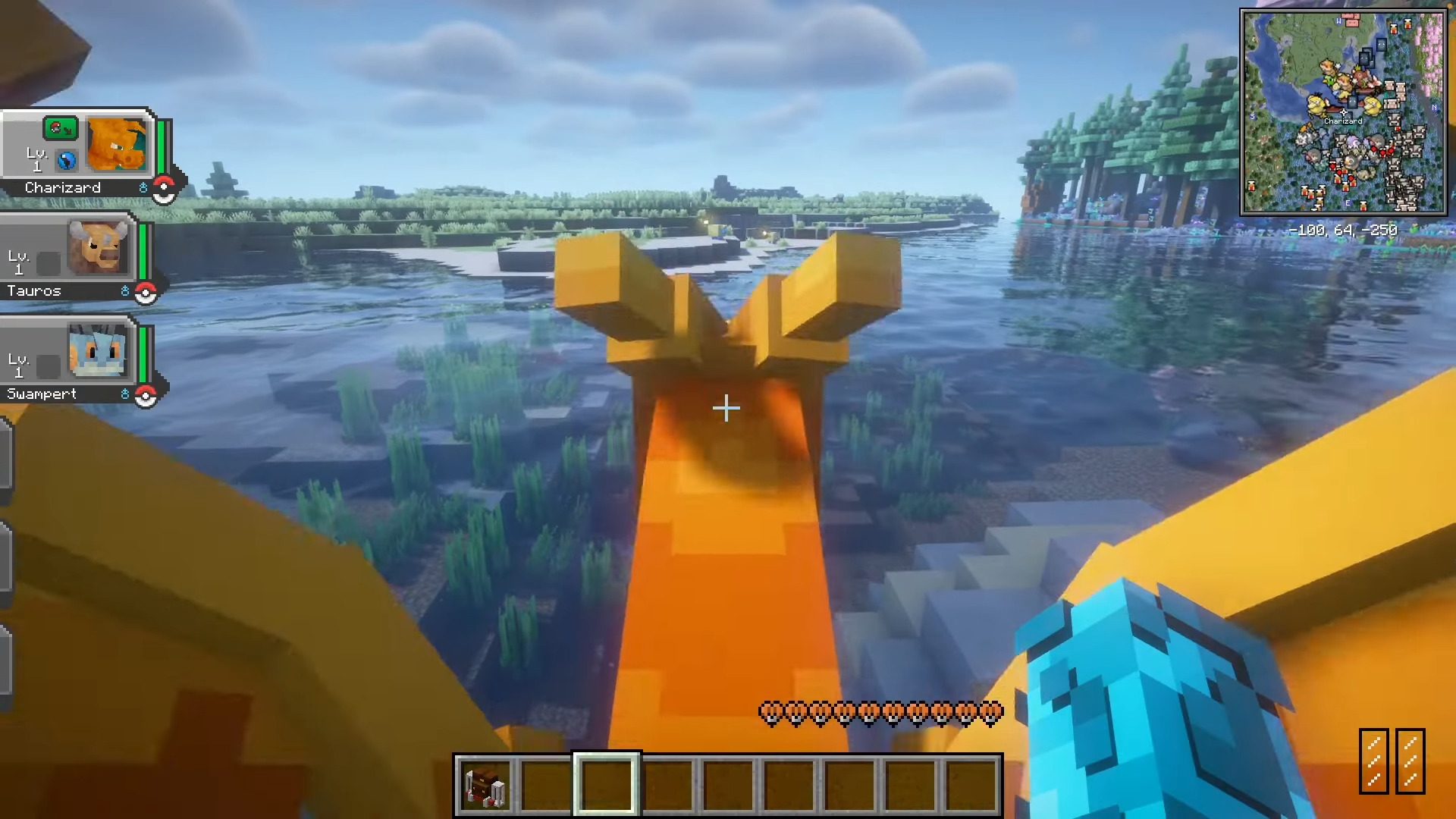 Cobblemounts Mod (1.20.1) - Using Pokemon to Fly, Swim, and Travel 5