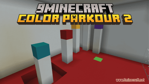 Color Parkour 2 Map (1.21.1, 1.20.1) – Continue Colorful Journey Thumbnail