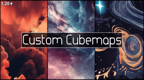 Custom Sky/Cubemaps Texture Pack (1.21, 1.20) – MCPE/Bedrock Thumbnail