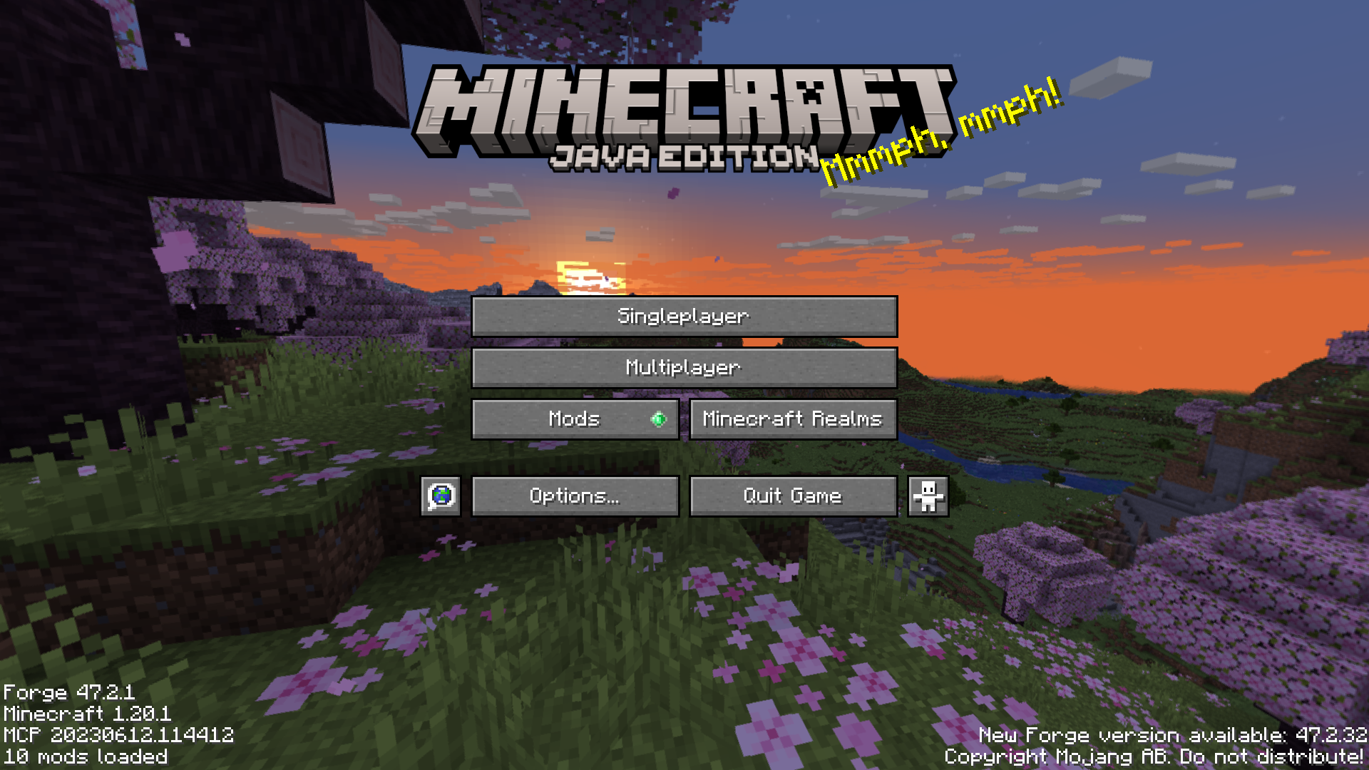 Cycle Title Screen Splash Mod (1.21, 1.20.1) - Configurable Splash Text 2