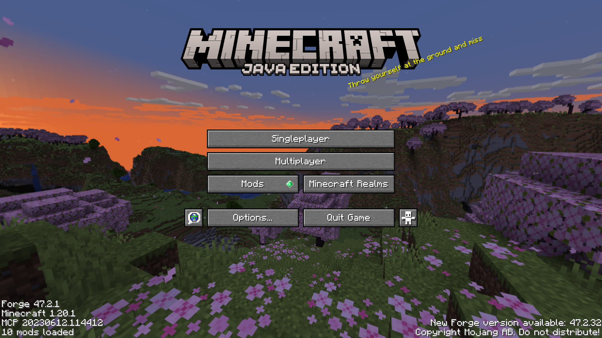 Cycle Title Screen Splash Mod (1.21, 1.20.1) - Configurable Splash Text 8