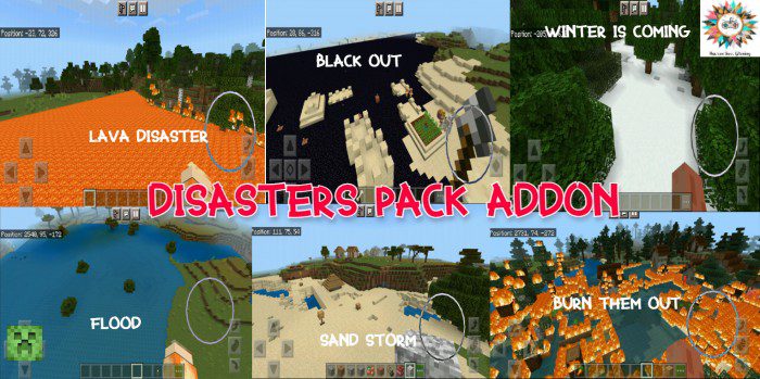 Disasters Addon (1.20) - MCPE/Bedrock Mod 2