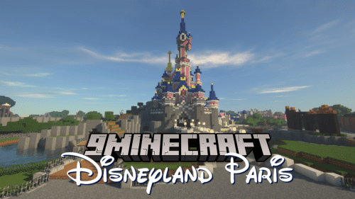 Disneyland Paris Minecraft Map (1.21.1, 1.20.1) – Where Dreams Come True Thumbnail