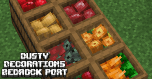 Dusty Decorations Addon (1.20) – MCPE/Bedrock Mod Thumbnail