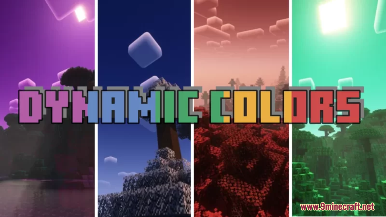 Dynamic Colors Resource Pack (1.20.6, 1.20.1) - Texture Pack 1