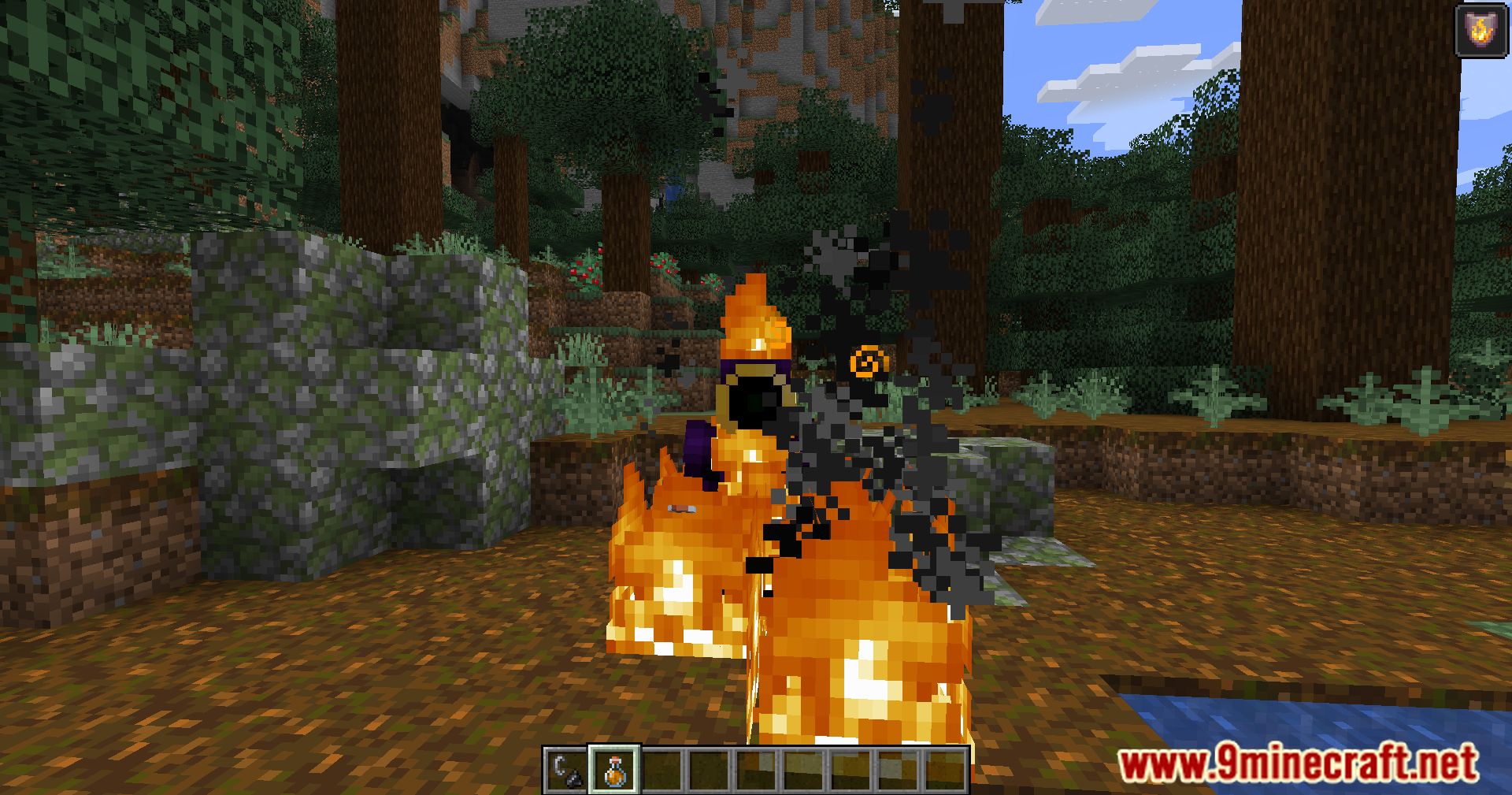 Dynamic Fire Overlay Mod (1.20.6, 1.20.1) - From Clutter To Clarity 11