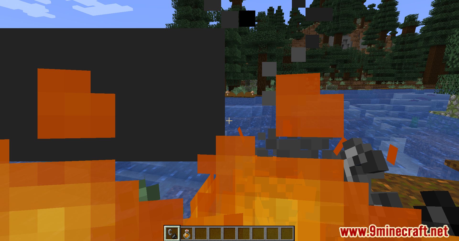 Dynamic Fire Overlay Mod (1.20.6, 1.20.1) - From Clutter To Clarity 5