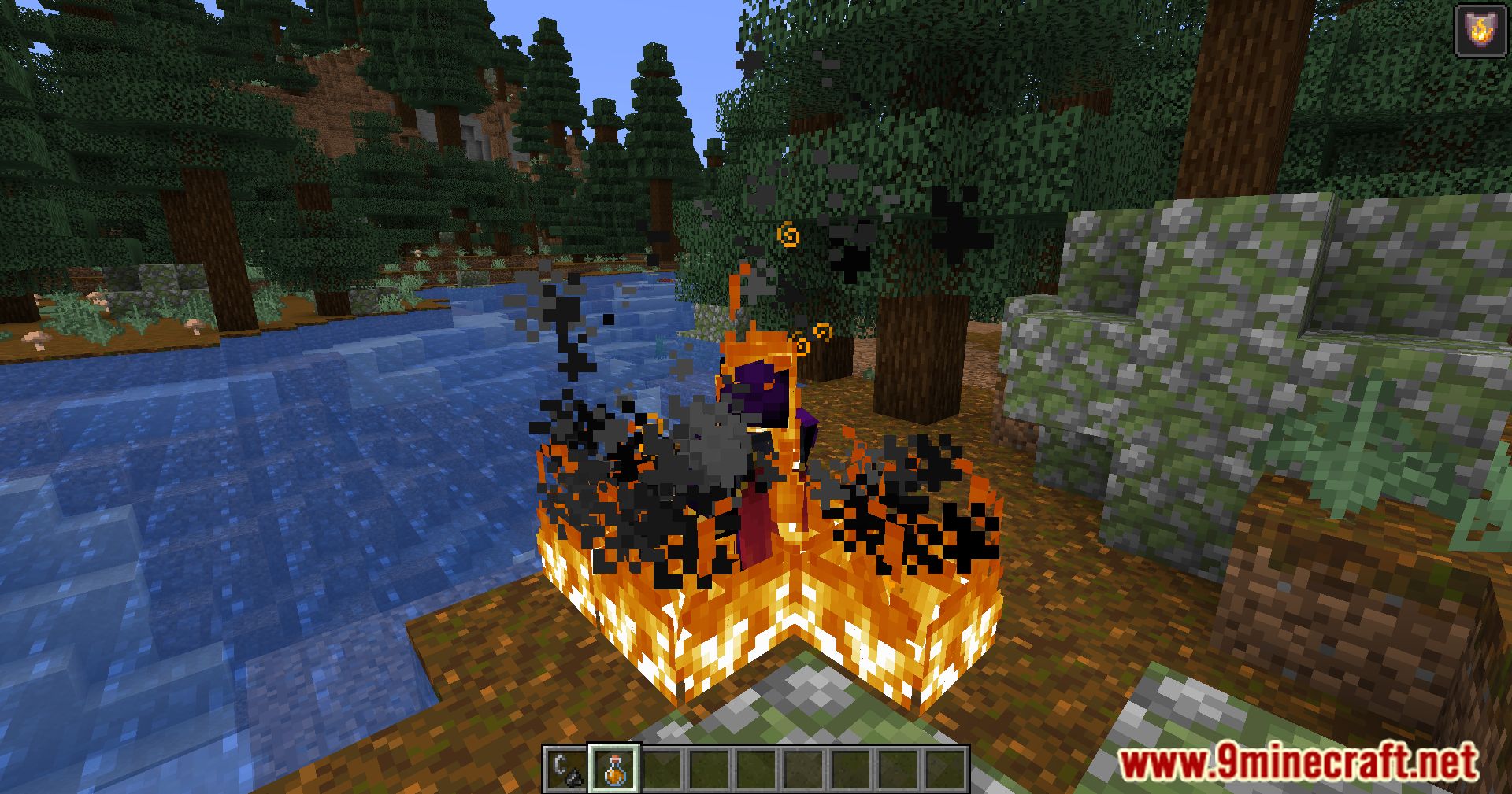 Dynamic Fire Overlay Mod (1.20.6, 1.20.1) - From Clutter To Clarity 10