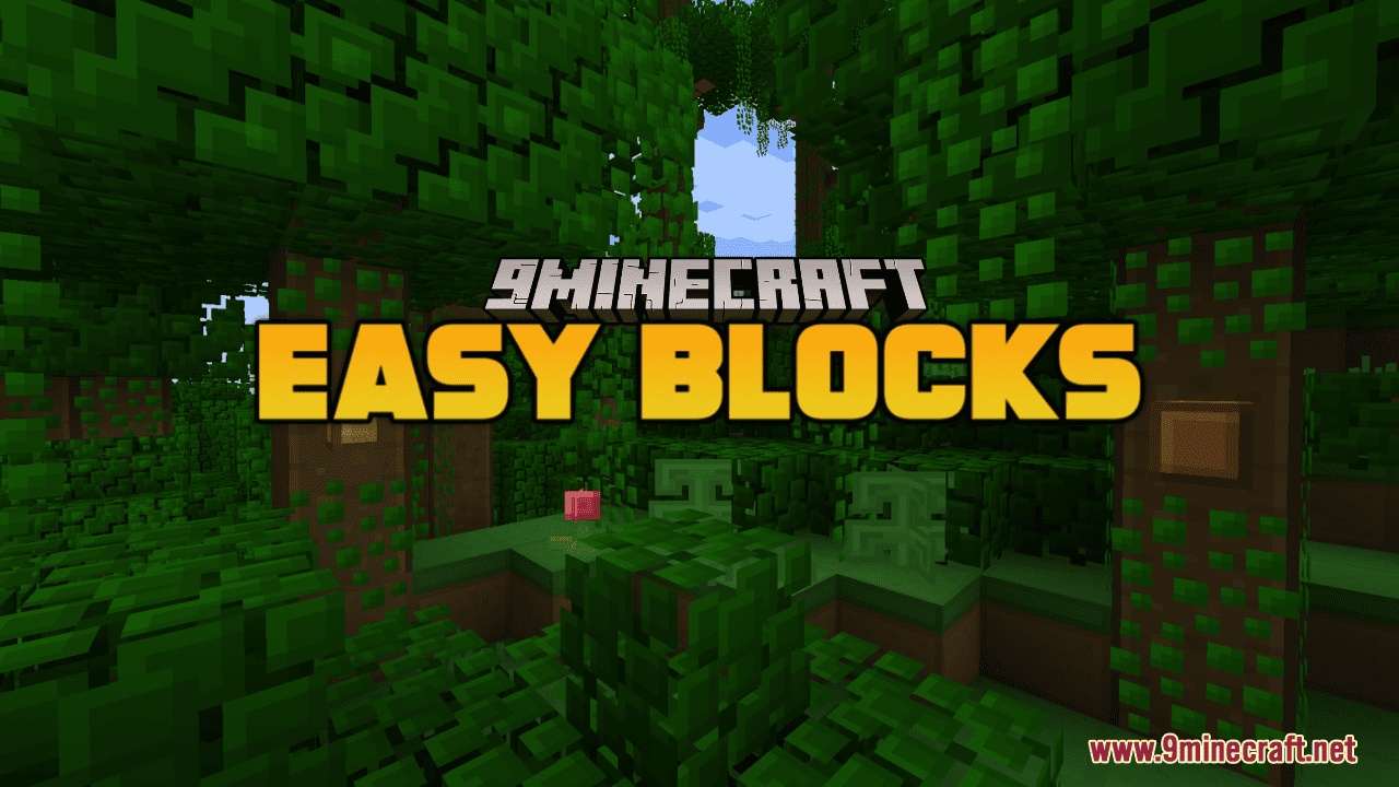 Easy Blocks Resource Pack (1.21, 1.20.1) - Texture Pack 1