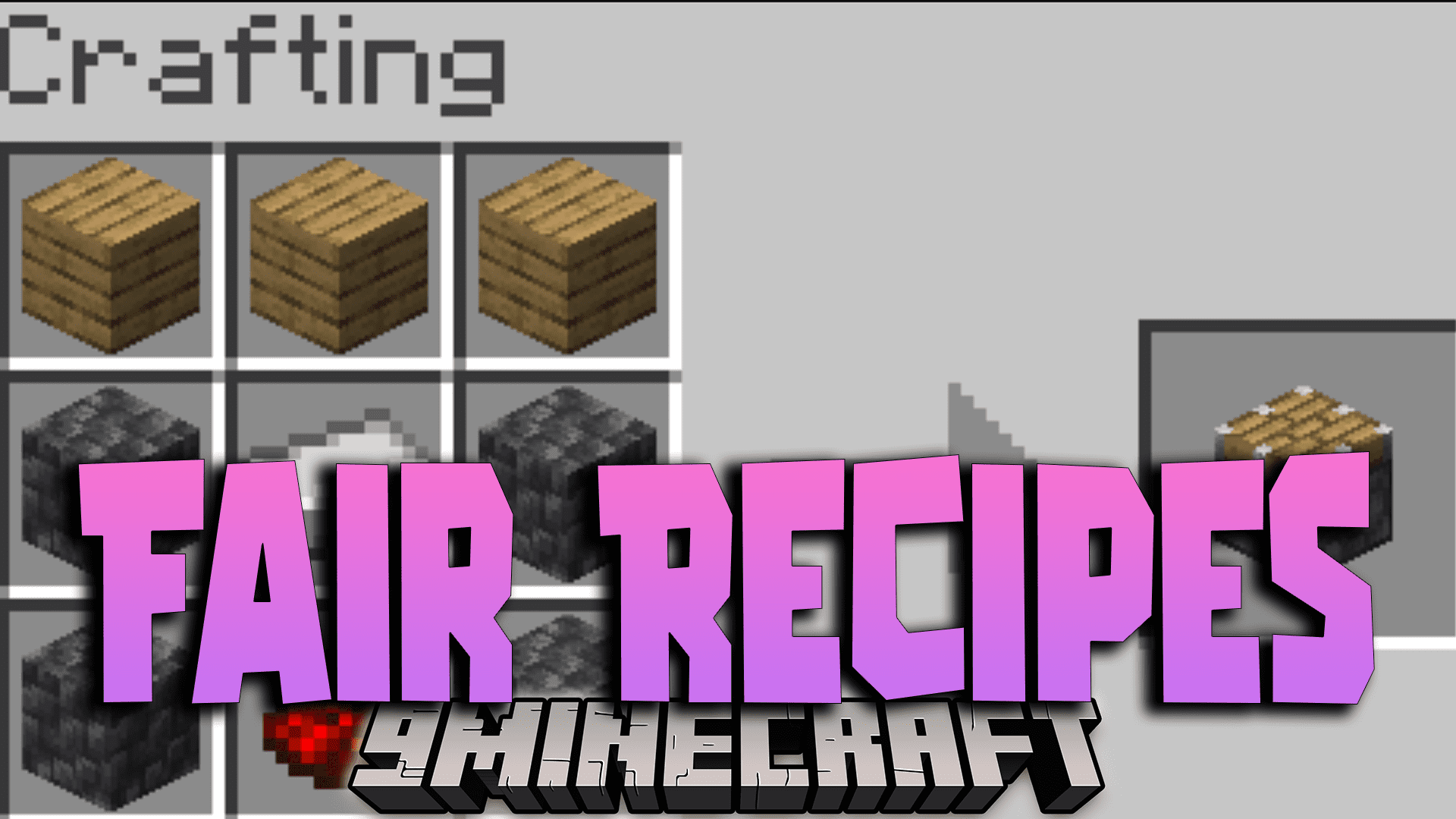 Fair Recipes Data Pack (1.20.6, 1.19.4) - Experience Crafting In A New Light ! 1