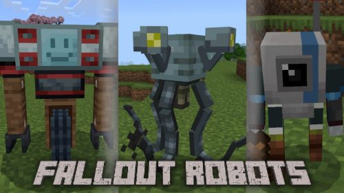 Fallout Robots Addon (1.20) – MCPE/Bedrock Mod Thumbnail