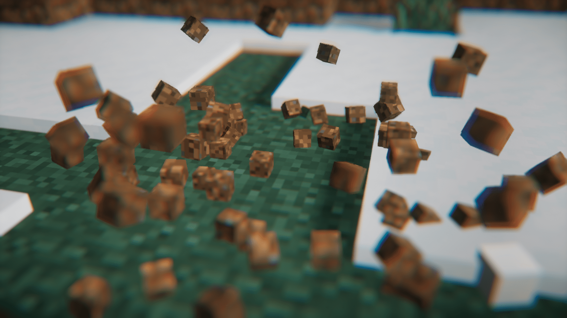 Fancy Block Particles Renewed Mod (1.21, 1.20.1) - 3D Digging Particles 10