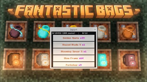 Fantastic Bags Addon (1.20) – MCPE/Bedrock Mod Thumbnail