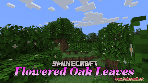 Flowered Oak Leaves Resource Pack (1.20.6, 1.20.1) – Texture Pack Thumbnail