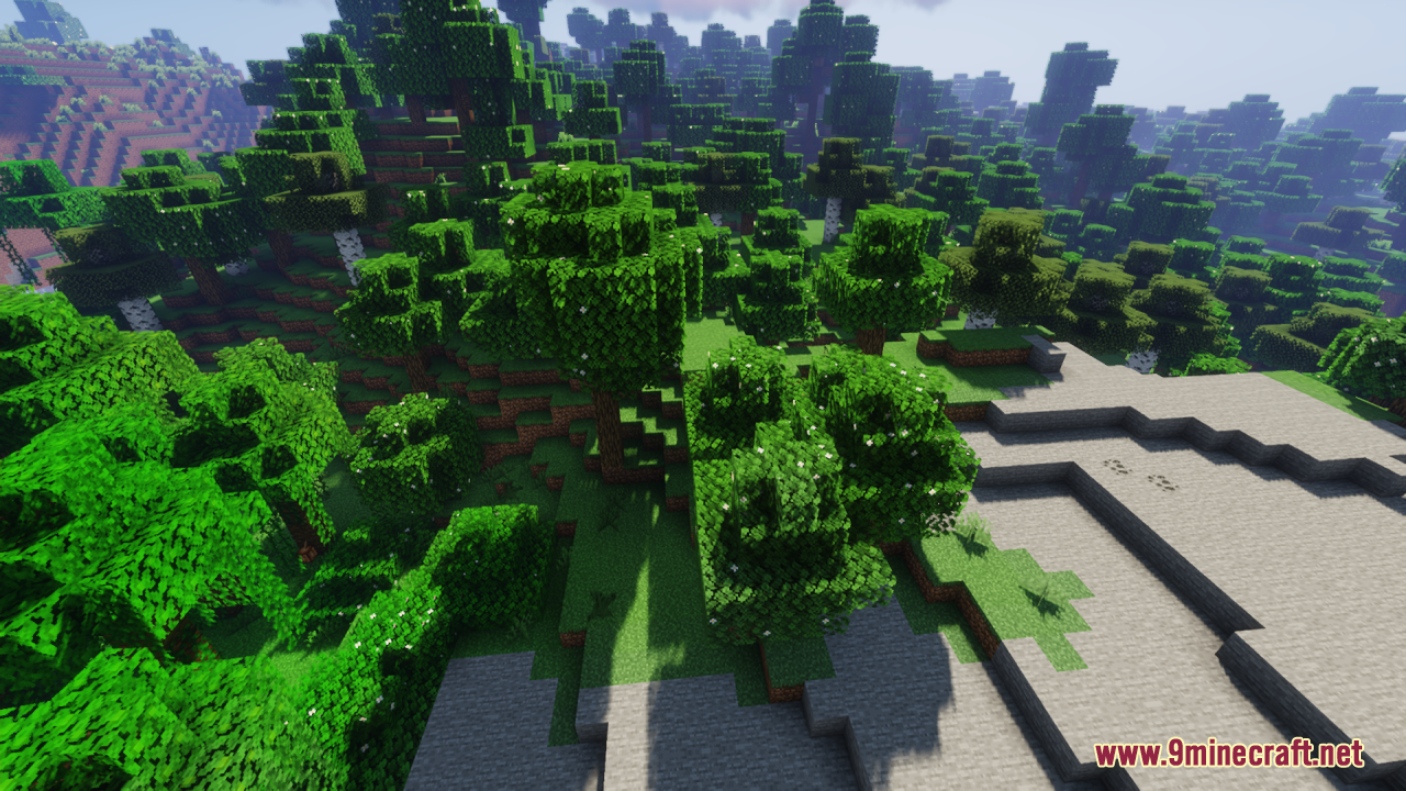 Flowered Oak Leaves Resource Pack (1.20.6, 1.20.1) - Texture Pack 5