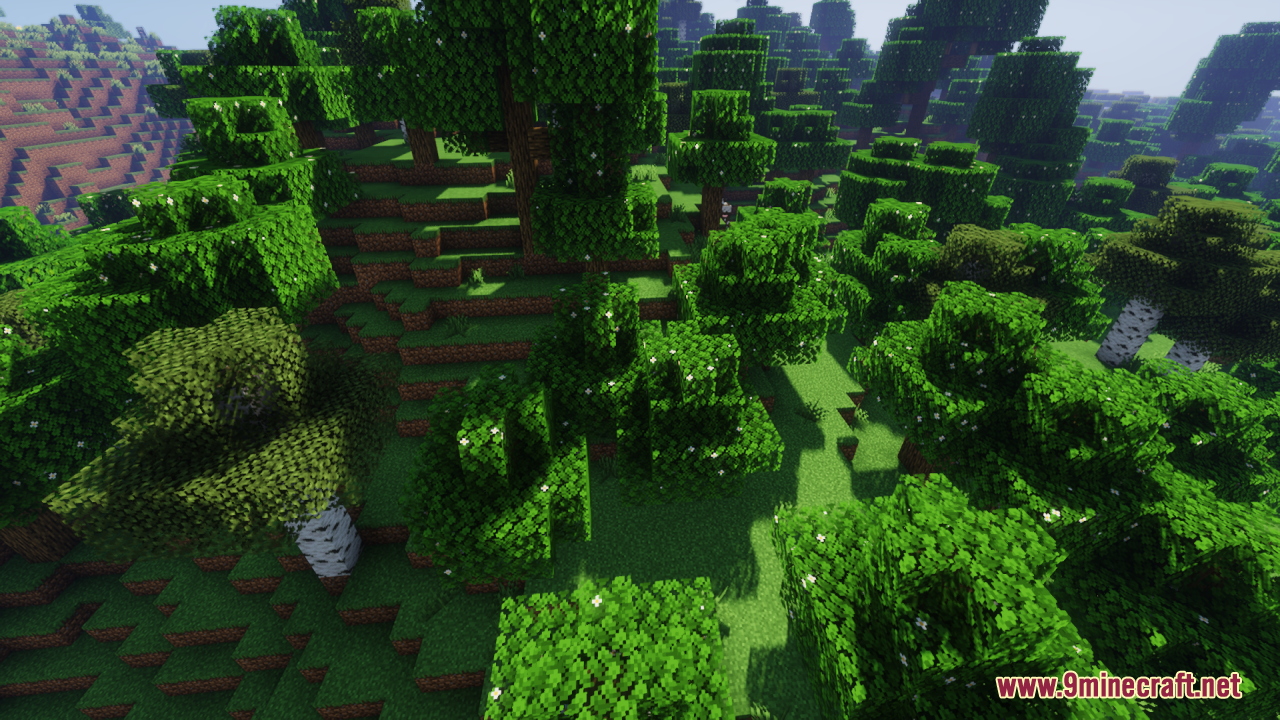 Flowered Oak Leaves Resource Pack (1.20.6, 1.20.1) - Texture Pack 7