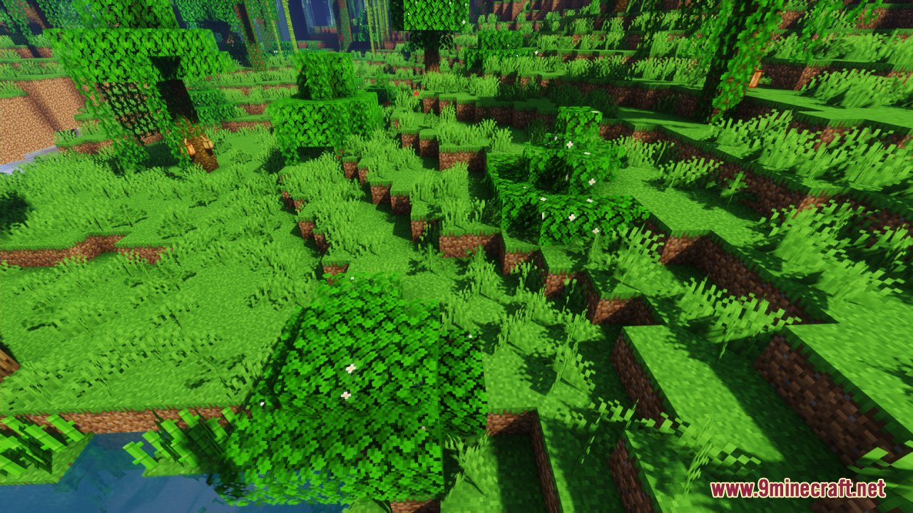 Flowered Oak Leaves Resource Pack (1.20.6, 1.20.1) - Texture Pack 10